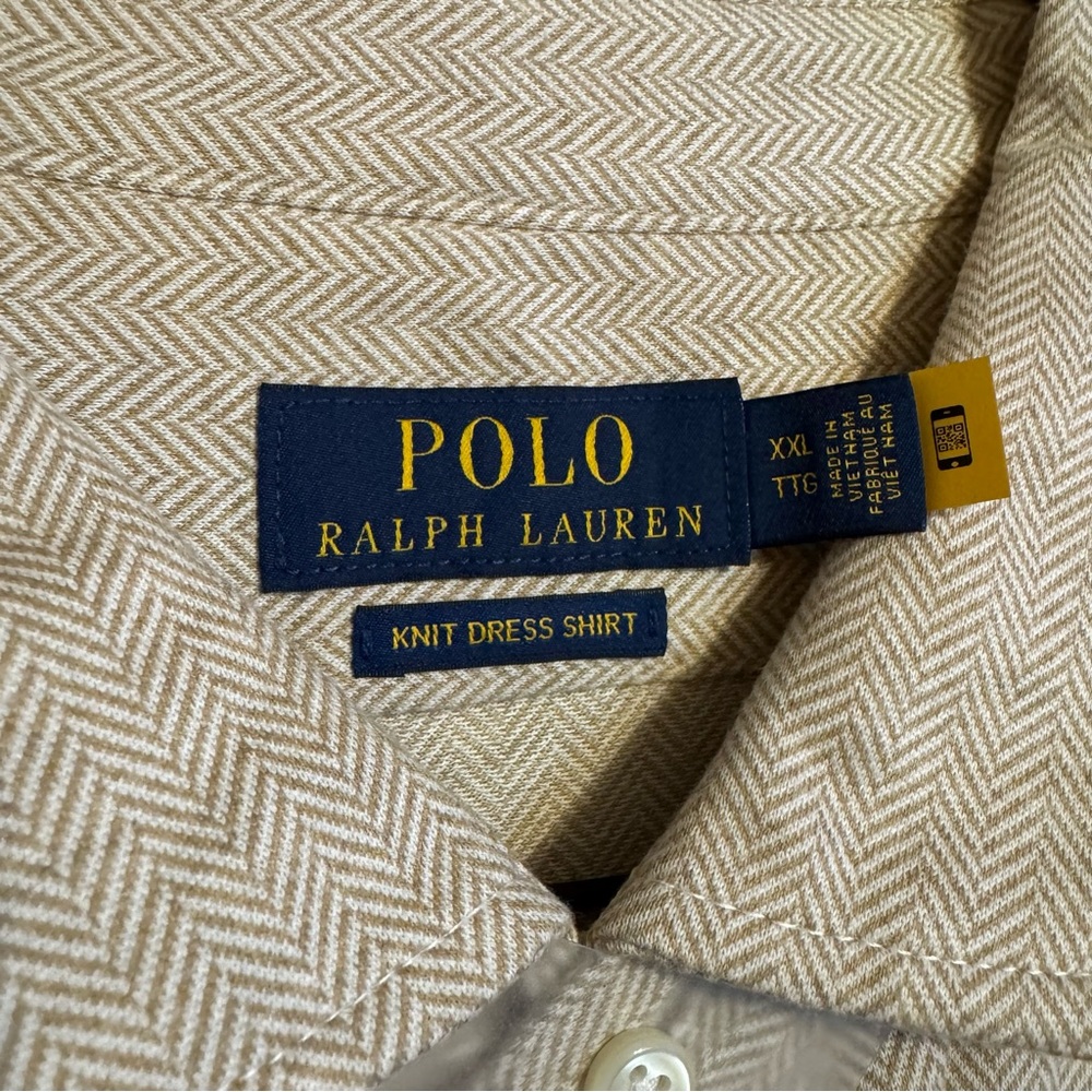 Ralph Lauren Polo Slim Fit Herringbone Knit Shirt - Picture 4 of 9